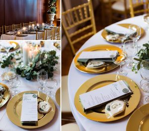 winter wedding at overhills mansion in Baltimore maryland decor