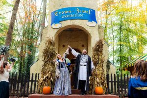 Just married celebration at the renn fest.